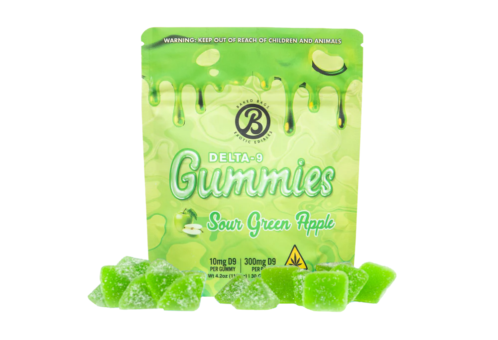 BUY GUMMIES - SOUR GREEN APPLE