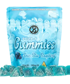 BUY GUMMIES - SOUR BLUE RASPBERRY